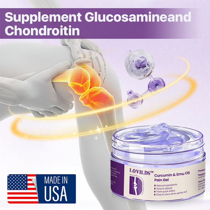 LOVILDS™ Curcumin & Emu Oil Pain Gel – 🏥Backed by US Osteopathic Experts(副本)