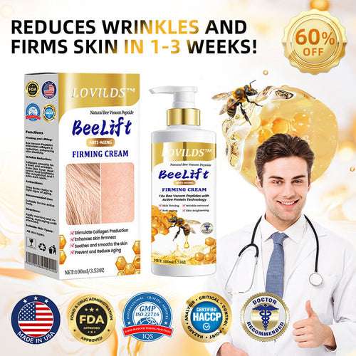 💐🐝LOVILDS™ BeeLift Anti-Aging Firming Cream,Address Crepe & Sagging(🔥74% Off for a Limited Time!)（副本）
