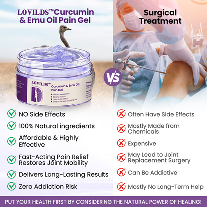 LOVILDS™ Curcumin & Emu Oil Pain Gel – 🏥Backed by US Osteopathic Experts（副本）