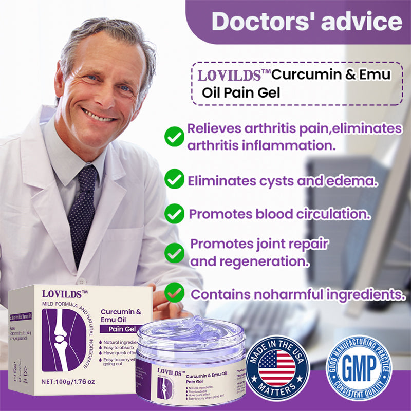 LOVILDS™ Curcumin & Emu Oil Pain Gel – 🏥Backed by US Osteopathic Experts（副本）
