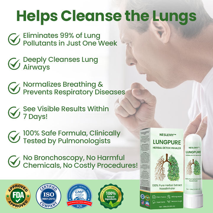 NESLEMY™ LungPure Herbal Detox Inhaler